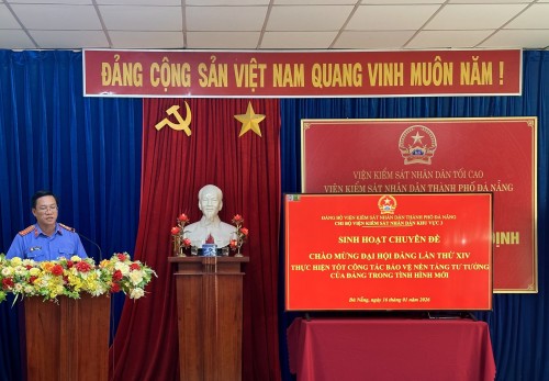 Chi bộ VKSND Khu vực 3 – Đà Nẵng: Sinh hoạt chuyên đề hướng đến...