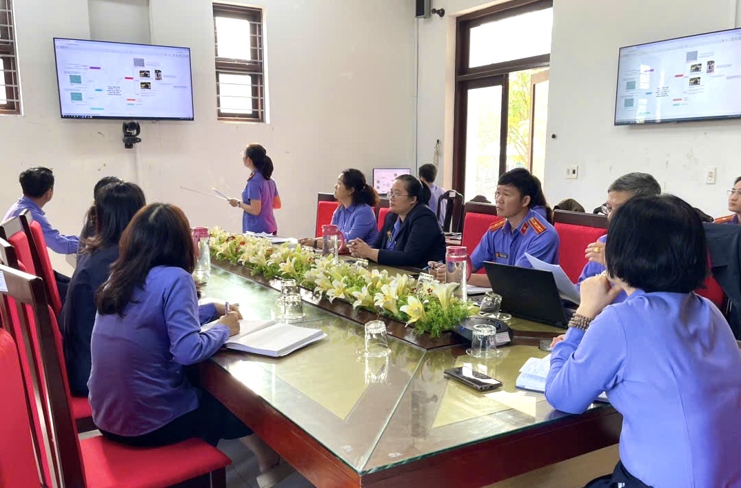 Viện kiểm sát nhân dân Khu vực 7 - Đà Nẵng ứng dụng trí tuệ nhân tạo (AI) vẽ sơ đồ tư duy và trình chiếu chứng cứ trong báo cáo án hình sự