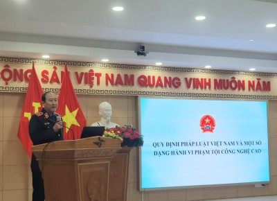 Liên ngành Cơ quan điều tra – Viện kiểm sát nhân dân tỉnh Quảng Nam tổ chức Hội nghị “Một số kỹ năng giải quyết tội phạm trên không gian mạng”