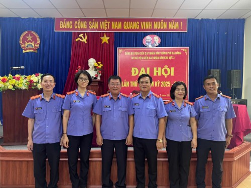 Chi bộ VKSND khu vực 3 tổ chức Đại hội lần thứ I, nhiệm kỳ...