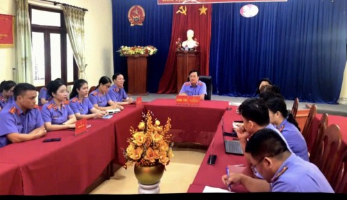 VKSND Khu vực 3: Tăng cường chỉ đạo các hoạt động nghiệp vụ tại đơn vị nhằm đảm bảo hoạt động thông suốt trong dịp lễ 2/9