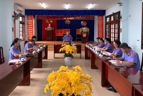 Cụm thi đua số 1 tổ chức họp tổng kết, bình xét thi đua năm 2025