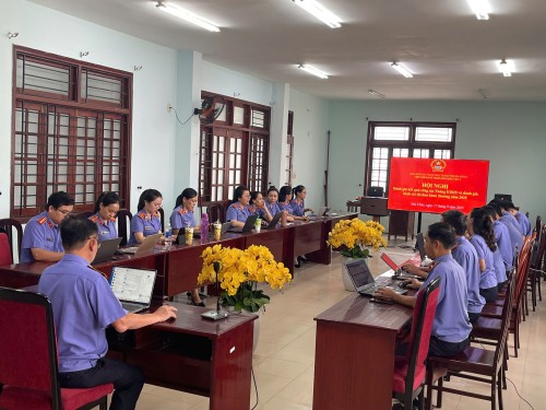 VKSND Khu vực 1 – Đà Nẵng tổ chức Hội nghị đánh giá công tác tháng 8/2025 và bình xét thi đua năm 2025