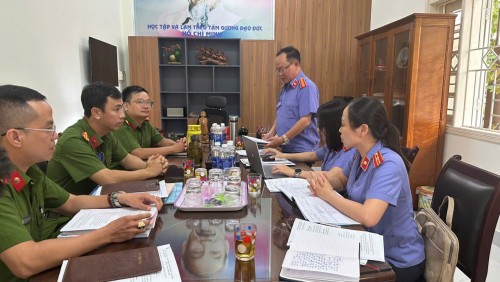 Viện Kiểm sát nhân dân Khu vực 1 - Đà Nẵng: Thực hiện kiểm tra, hướng dẫn việc tiếp nhận, giải quyết nguồn tin về tội phạm tại Công an các phường Hải Châu, Hoà Cường trong hai ngày 09, 10 tháng 9 năm 2025