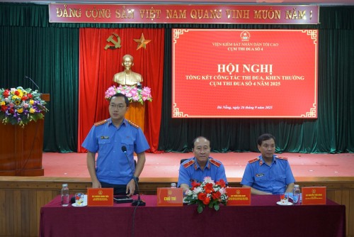 Hội nghị tổng kết công tác thi đua – khen thưởng Cụm thi đua số 4 VKSND tối cao năm 2025