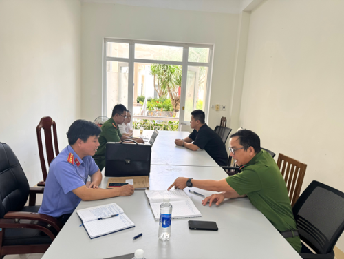 VKSND khu vực 10 phối hợp công tác giải quyết nguồn tin vụ việc bắt giữ người trái pháp luật do nhóm đối tượng người Trung Quốc thực hiện