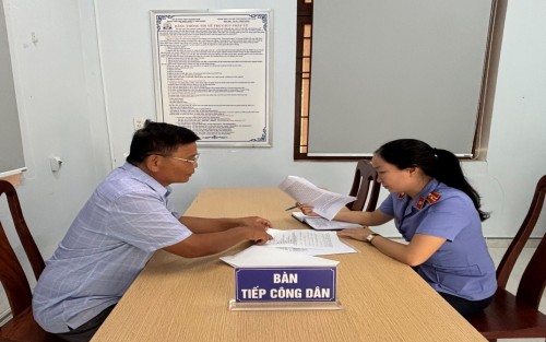 Viện kiểm sát nhân dân Khu vực 6 – Đà Nẵng tiếp công dân