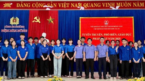 Chi đoàn VKSND khu vực 10, TP Đà Nẵng: Xung kích trong tuyên truyền pháp luật và chuyển đổi số