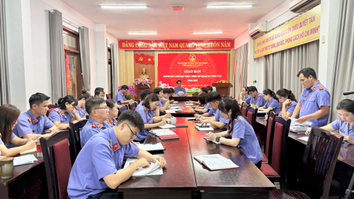 VKSND khu vực 4 - Đà Nẵng giao ban đánh giá tiến độ thực hiện Kế hoạch công tác năm 2025