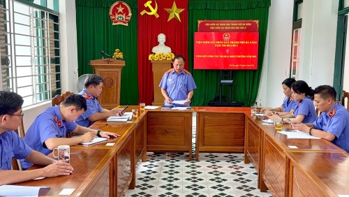 Cụm thi đua số 3 VKSND thành phố Đà Nẵng tổng kết, bình xét thi đua năm 2025