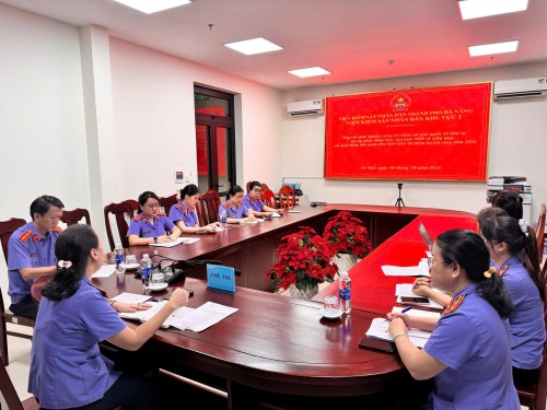 VKSND Khu vực 2 – Đà Nẵng tổ chức họp rút kinh nghiệm công tác kiểm sát giải quyết án dân sự bị cấp phúc thẩm hủy, sửa năm 2025 và triển khai các hoạt động liên quan đến thí điểm khởi kiện vụ án dân sự công ích năm 2026