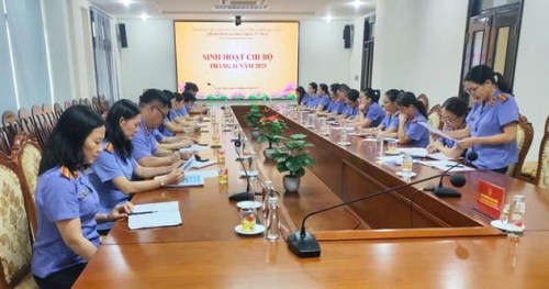 Chi bộ Kiểm sát hoạt động tư pháp đề ra các nhiệm vụ trọng tâm tháng 11 năm 2025