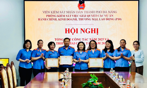 Phòng 10 VKSND thành phố tổ chức Hội nghị tổng kết triển khai công tác kiểm sát năm 2026