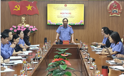 PHÒNG 9 VÀ PHÒNG 11 VKSND THÀNH PHỐ ĐÀ NẴNG TỔ CHỨC HỘI NGHỊ TỔNG KẾT CÔNG TÁC NĂM 2025 VÀ TRIỂN KHAI NHIỆM VỤ NĂM 2026