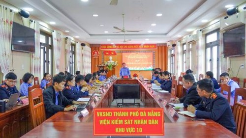 Viện kiểm sát nhân dân khu vực 10 – Đà Nẵng tổ chức họp đăng ký thi đua tập thể, cá nhân năm 2026