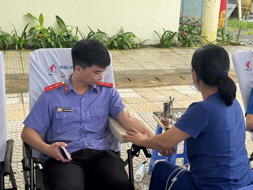 VIỆN KIỂM SÁT NHÂN DÂN KHU VỰC 3 – ĐÀ NẴNG HƯỞNG ỨNG PHONG TRÀO HIẾN MÁU TÌNH NGUYỆN