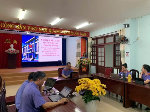 Chi bộ Viện kiểm sát nhân dân Khu vực 1 – Đà Nẵng tổ chức  sinh...