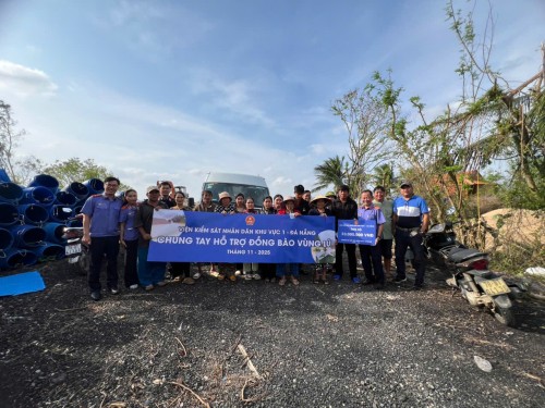 Chi đoàn VKSND khu vực 1 – Đà Nẵng chung tay hỗ trợ đồng bào...