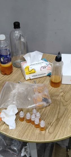 Triệt phá ổ nhóm sang, chiết, mua bán ma túy dạng tinh dầu CBD