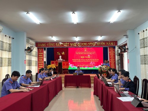 Hội nghị đánh giá kết quả thực hiện nền tảng Quản lý án hình sự