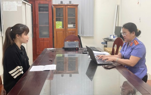 Viện kiểm sát nhân dân khu vực 2 – Đà Nẵng thực hiện hỏi cung bị can có ghi âm ghi hình