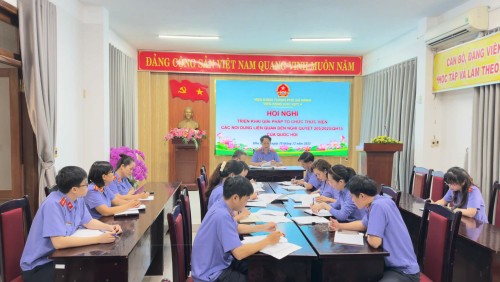 Viện kiểm sát nhân dân khu vực 4 tổ chức Hội nghị triển khai thực hiện các nội dung liên quan đến Nghị Quyết 205/2025/QH15 của Quốc Hội