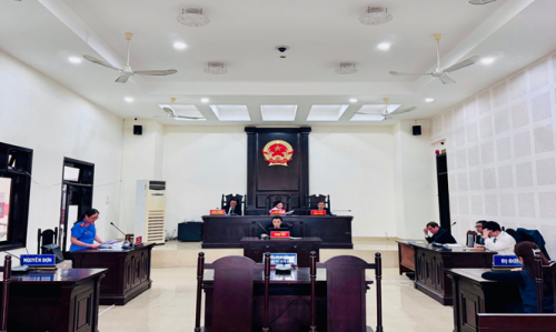 P10 VKSND thành phố tổ chức phiên toà rút kinh nghiệm