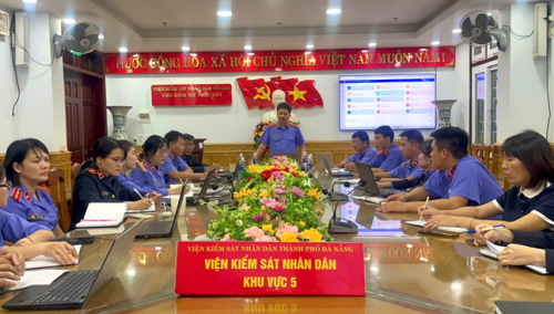 VKSND KHU VỰC 5 – ĐÀ NẴNG TỔ CHỨC TẬP HUẤN, HƯỚNG DẪN SỬ DỤNG NỀN TẢNG QUẢN LÝ ÁN HÌNH SỰ