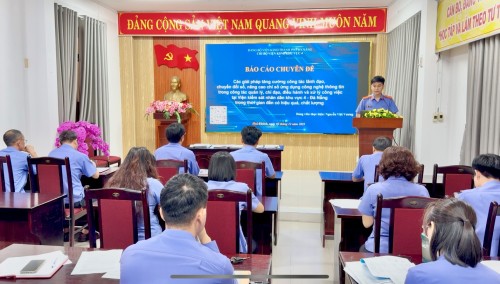 Chi bộ Viện KSND khu vực 4 - Đà Nẵng sinh hoạt chuyên đề Quý IV/2025 về “Công tác ứng dụng công nghệ thông tin, chuyển đổi số tại đơn vị”