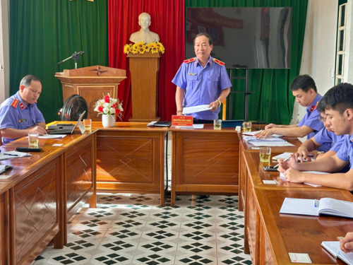 VKSND thành phố Đà Nẵng thực hiện công tác kiểm tra về việc triển khai Nghị quyết 205/2025/QH15 tại VKSND khu vực 8