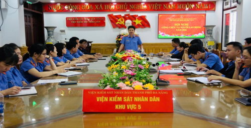 VIỆN KIỂM SÁT NHÂN DÂN KHU VỰC 5 – ĐÀ NẴNG TỔ CHỨC HỘI NGHỊ CÔNG CHỨC VÀ NGƯỜI LAO ĐỘNG NĂM 2026