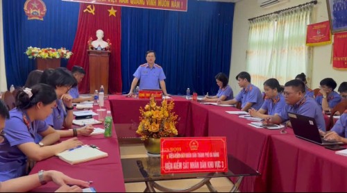 VKSND KHU VỰC 3 – ĐÀ NẴNG TỔ CHỨC BUỔI TẬP HUẤN TRIỂN KHAI, HƯỚNG DẪN SỬ DỤNG NỀN TẢNG QUẢN LÝ ÁN HÌNH SỰ TRONG NGÀNH KIỂM SÁT NHÂN DÂN.