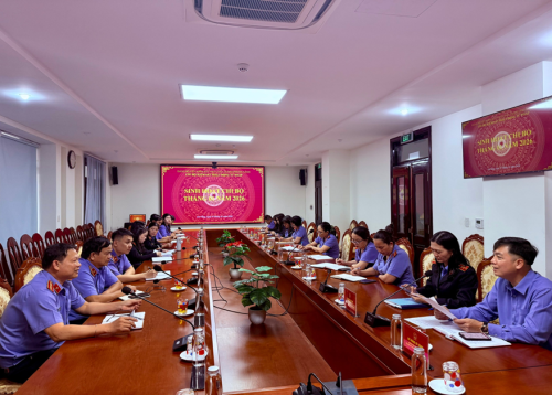 Chi bộ Kiểm sát hoạt động tư pháp sinh hoạt thường kỳ tháng 01 năm 2026
