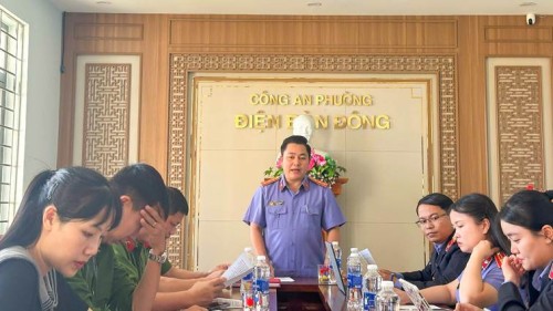 Viện kiểm sát nhân dân khu vực 10, thành phố Đà Nẵng trực tiếp kiểm sát công tác thi hành án hình sự và công tác tiếp nhận, xử lý nguồn tin về tội phạm tại các xã, phường trên địa bàn