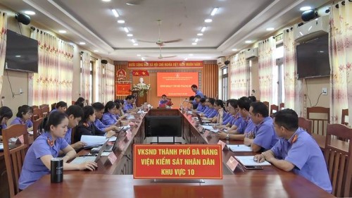 Chi bộ Viện kiểm sát nhân dân khu vực 10 - Đà Nẵng tổ chức sinh hoạt chi bộ định kỳ tháng 01 năm 2026