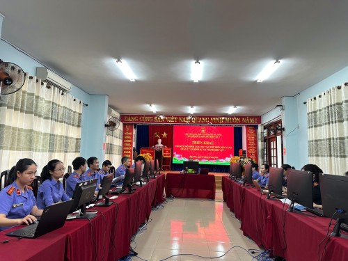 Viện Kiểm sát nhân dân khu vực 1 thí điểm mô hình làm việc tập trung