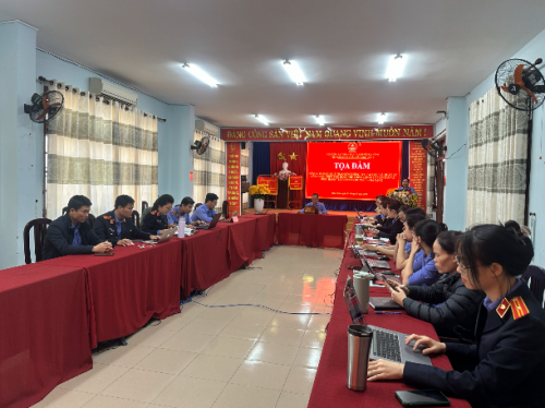 VKSND Khu vực 1 - Đà Nẵng tổ chức Tọa đàm: Nâng cao hiệu quả trao đổi thông tin, tài liệu và quản lý công việc trên phần mềm “HỆ THỐNG QUẢN LÝ VĂN BẢN VÀ ĐIỀU HÀNH”