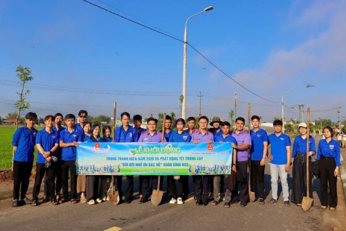 Tuổi trẻ VKSND khu vực 10 sôi nổi phát động Tháng Thanh niên 2026 và Tết trồng cây xuân Bính Ngọ