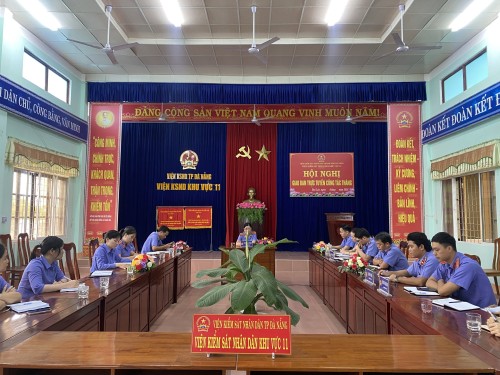 Viện kiểm sát nhân dân khu vực 11 tổ chức họp tổng kết chiến dịch nhập dữ liệu trên nền tảng Quản lý án hình sự
