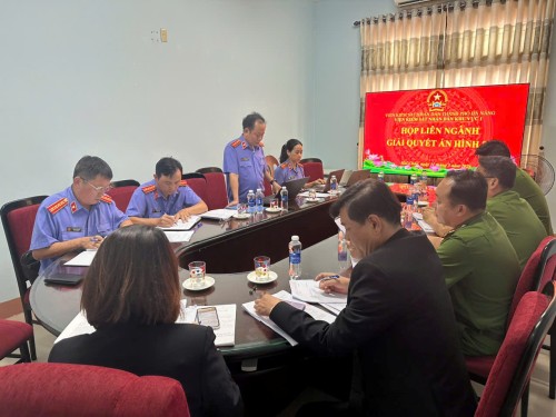 VKS Khu vực 1: Họp liên ngành hai cấp nhằm nâng cao chất lượng giải quyết án hình sự
