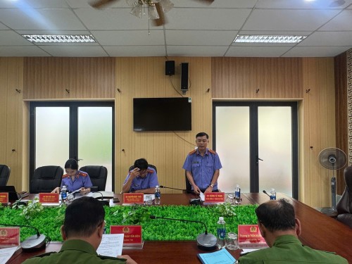 VKSND TP ĐÀ NẴNG TRỰC TIẾP KIỂM SÁT VIỆC THI HÀNH ÁN PHẠT TÙ TẠI TRẠI GIAM AN ĐIỀM 6 THÁNG ĐẦU NĂM 2026