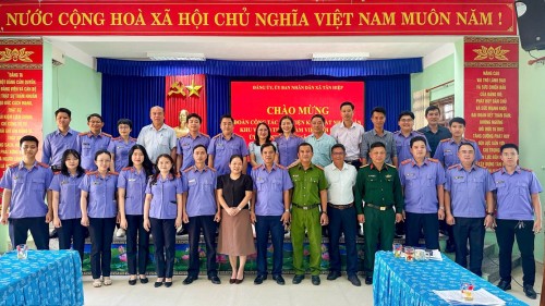 VKSND khu vực 10 – Đà Nẵng tăng cường mối quan hệ phối hợp công tác với xã đảo Tân Hiệp