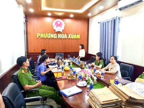 VKSND Khu vực 1 – Đà Nẵng trực tiếp kiểm sát việc thi hành án hình sự tại UBND các phường Hoà Cường, Hoà Xuân và Hải Châu