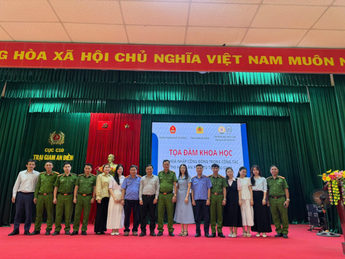 VIỆN KIỂM SÁT NHÂN DÂN THÀNH PHỐ ĐÀ NẴNG THAM DỰ  TỌA ĐÀM KHOA HỌC “TÁI HÒA NHẬP CỘNG ĐỒNG TRONG CÔNG TÁC THI HÀNH ÁN PHẠT TÙ TẠI TRẠI GIAM AN ĐIỀM”