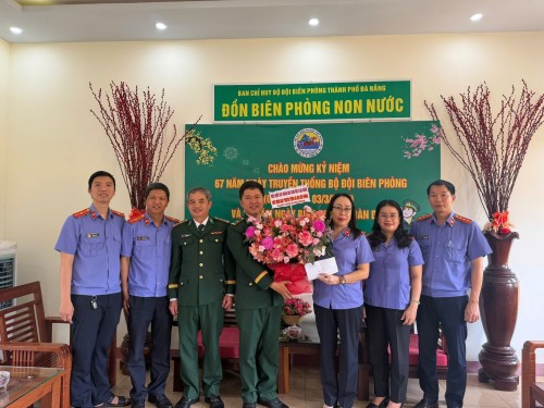 Viện kiểm sát nhân dân khu vực 2 - Đà Nẵng chúc mừng Ngày truyền thống Bộ đội Biên phòng.