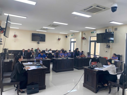 VKSND khu vực 11 tổ chức phiên tòa rút kinh nghiệm  vụ án hôn nhân và gia đình