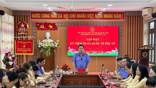 Viện kiểm sát nhân dân khu vực 10 – Đà Nẵng tổ chức gặp mặt kỷ niệm 116 năm Ngày Quốc tế Phụ nữ 8/3