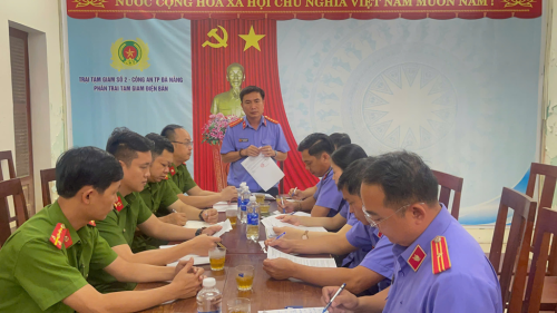 VIỆN KIỂM SÁT NHÂN DÂN THÀNH PHỐ ĐÀ NẴNG KIỂM SÁT CÔNG TÁC CHUẨN BỊ BẦU CỬ TẠI CÁC PHÂN TRẠI TẠM GIAM