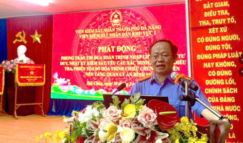 VKSND khu vực 1 phát động phong trào thi đua nhập liệu