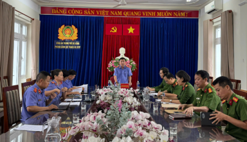 Viện Kiểm sát nhân dân thành phố Đà Nẵng kiểm sát trực tiếp việc thi hành án hình sự tại Cơ quan Thi hành án hình sự - Công an thành phố Đà Nẵng